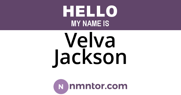 Velva Jackson