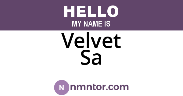 Velvet Sa