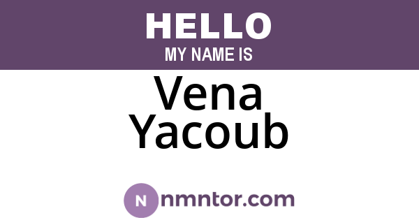 Vena Yacoub