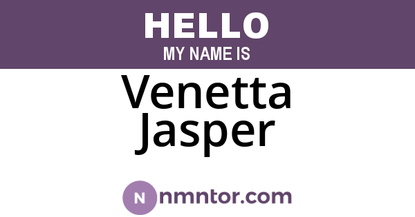 Venetta Jasper