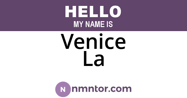 Venice La