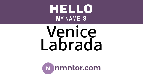 Venice Labrada