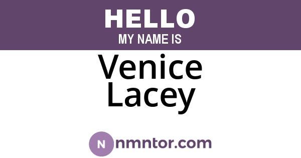 Venice Lacey