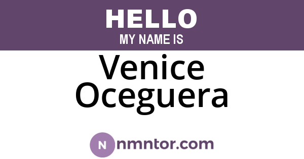 Venice Oceguera