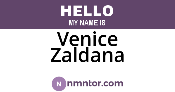 Venice Zaldana