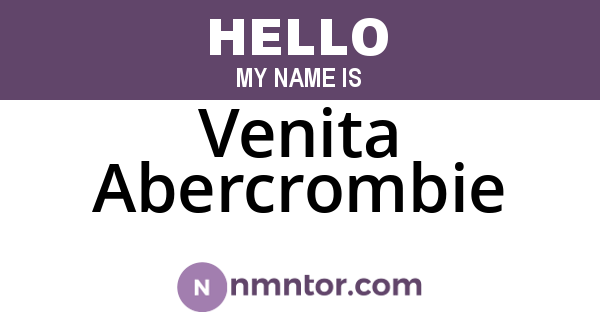 Venita Abercrombie