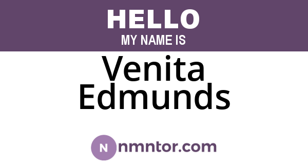 Venita Edmunds