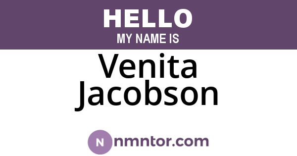 Venita Jacobson