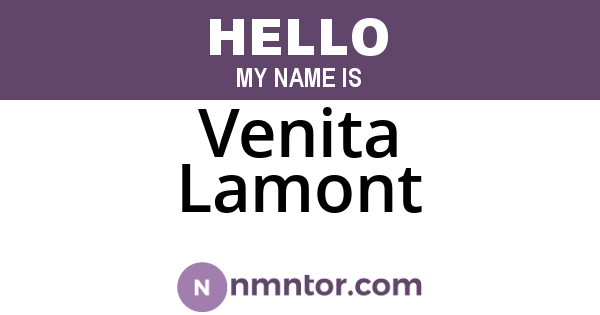 Venita Lamont