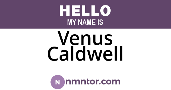 Venus Caldwell