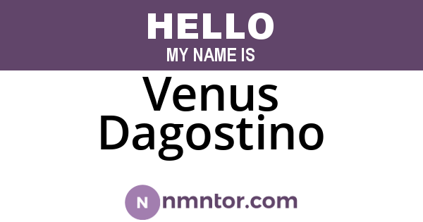 Venus Dagostino
