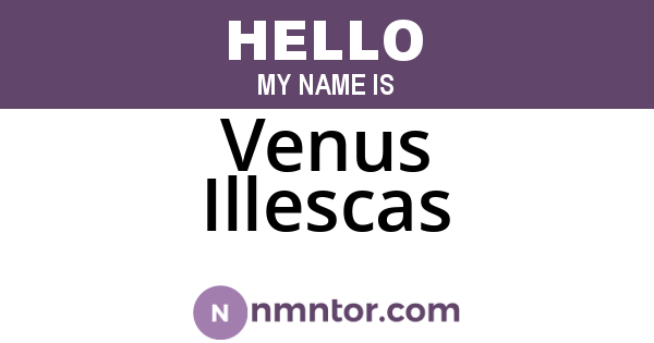 Venus Illescas