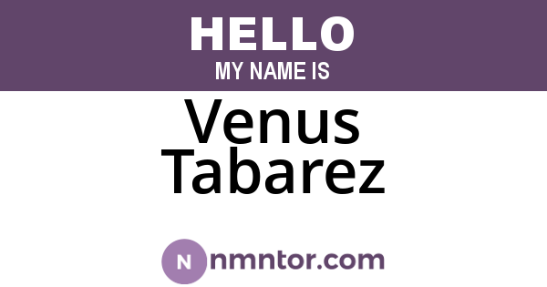 Venus Tabarez