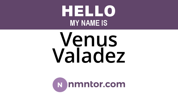 Venus Valadez