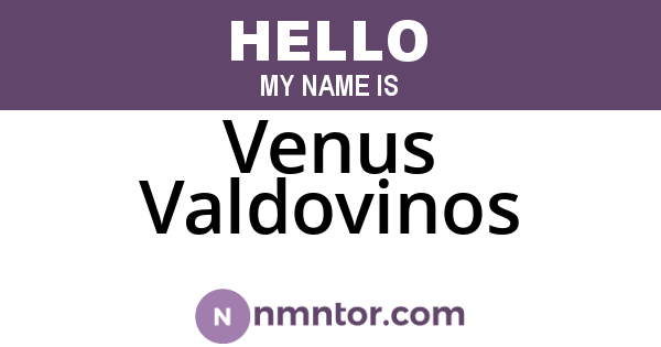 Venus Valdovinos