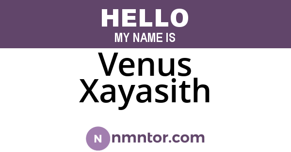 Venus Xayasith
