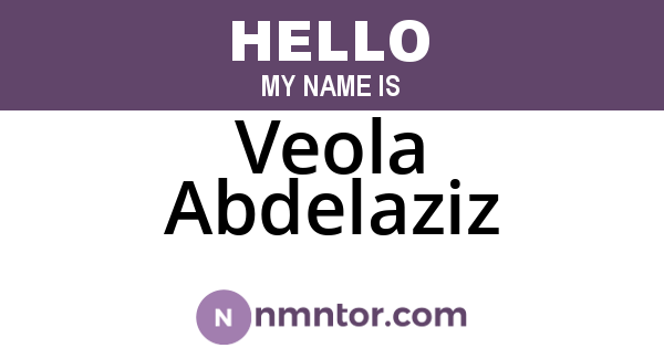 Veola Abdelaziz