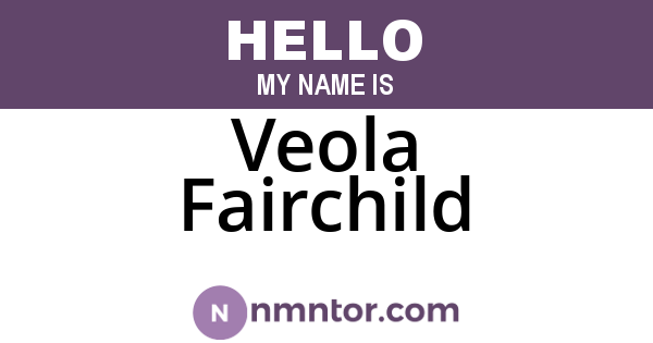 Veola Fairchild