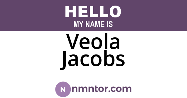 Veola Jacobs