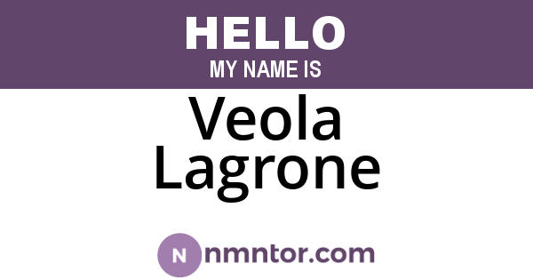 Veola Lagrone