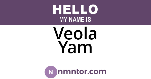 Veola Yam