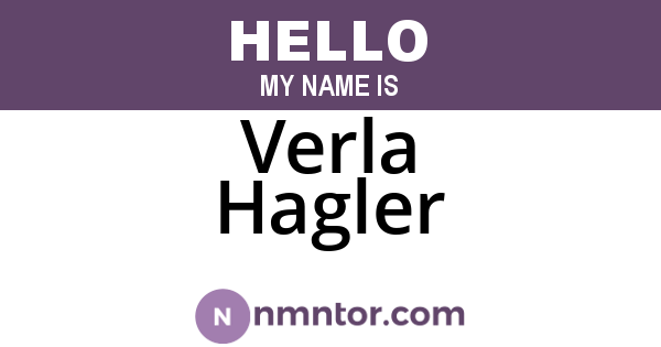 Verla Hagler