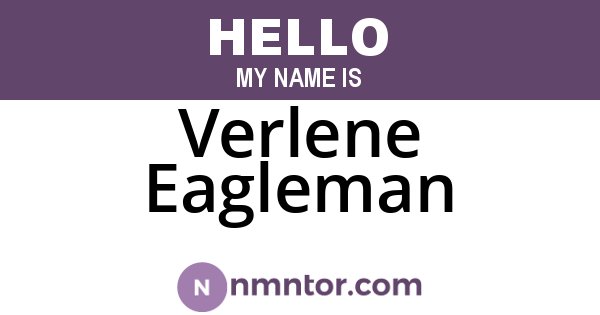 Verlene Eagleman