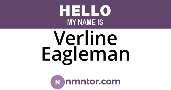 Verline Eagleman