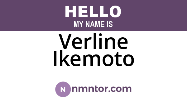 Verline Ikemoto