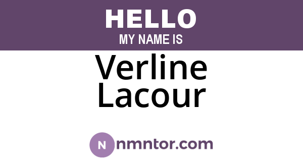 Verline Lacour