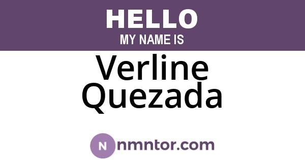 Verline Quezada