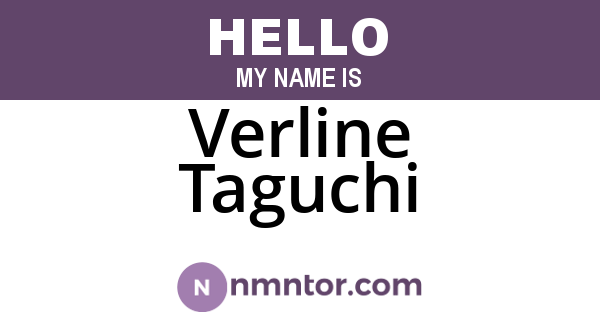Verline Taguchi