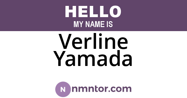 Verline Yamada