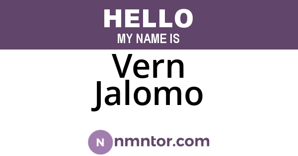 Vern Jalomo