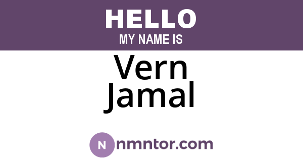 Vern Jamal