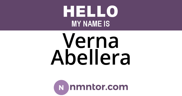 Verna Abellera