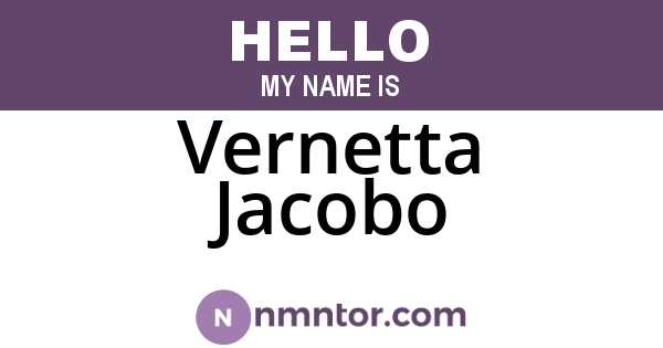 Vernetta Jacobo