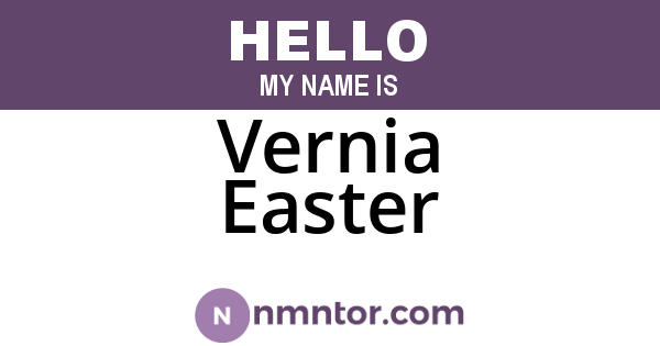 Vernia Easter