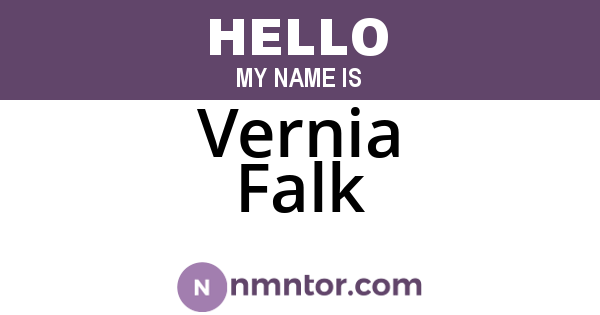 Vernia Falk
