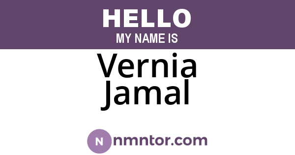 Vernia Jamal