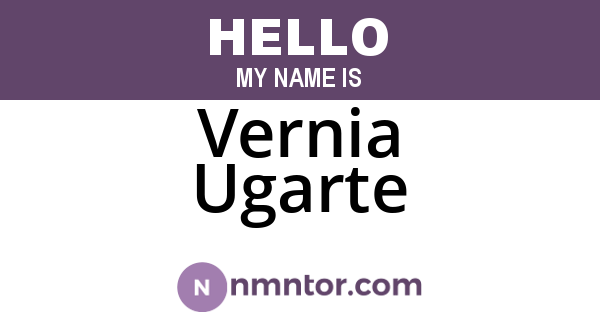 Vernia Ugarte