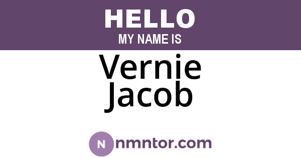 Vernie Jacob