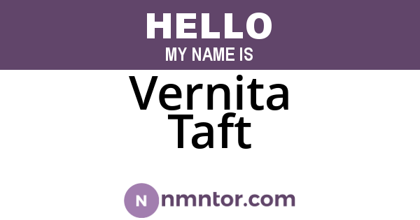 Vernita Taft