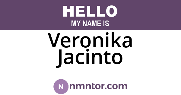 Veronika Jacinto