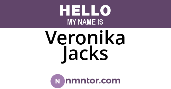 Veronika Jacks