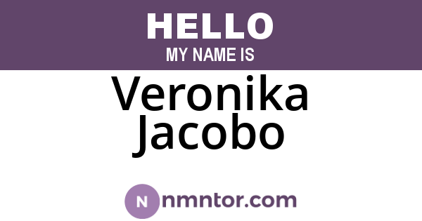 Veronika Jacobo