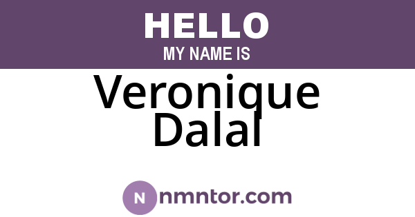 Veronique Dalal