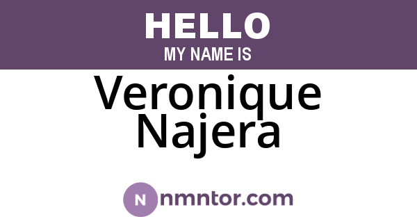 Veronique Najera