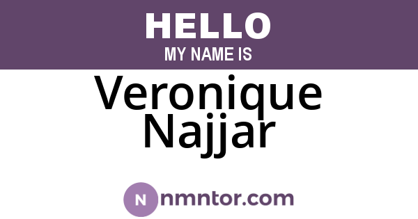 Veronique Najjar