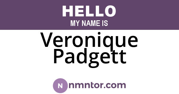Veronique Padgett